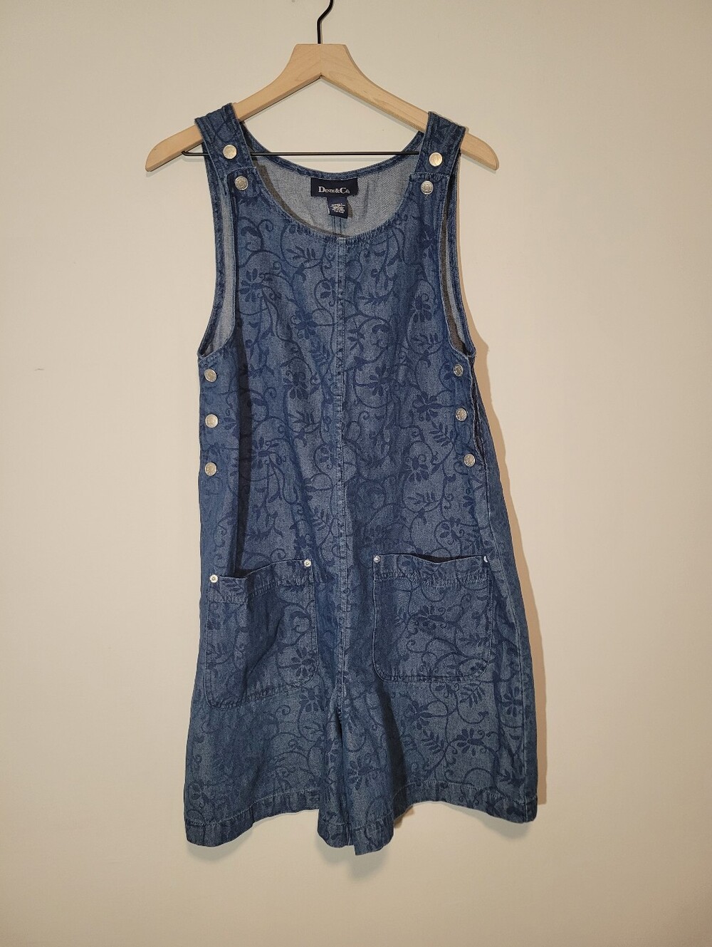100% Cotton Denim Romper
